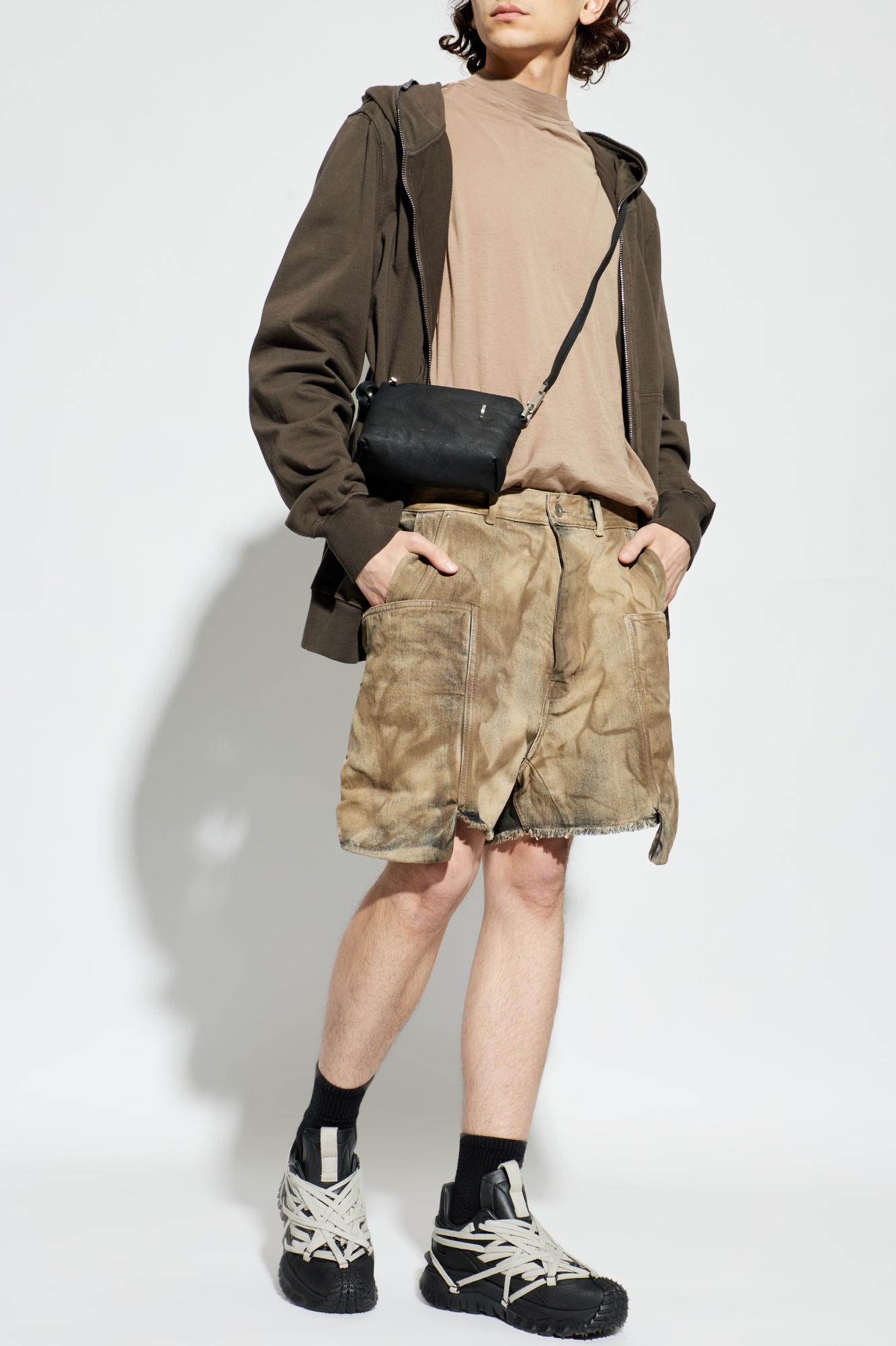 Rick Owens drkshdw 初期 shorts Rick Owens DRKSHDW Denim shorts with a 'vintage' effect | Men's